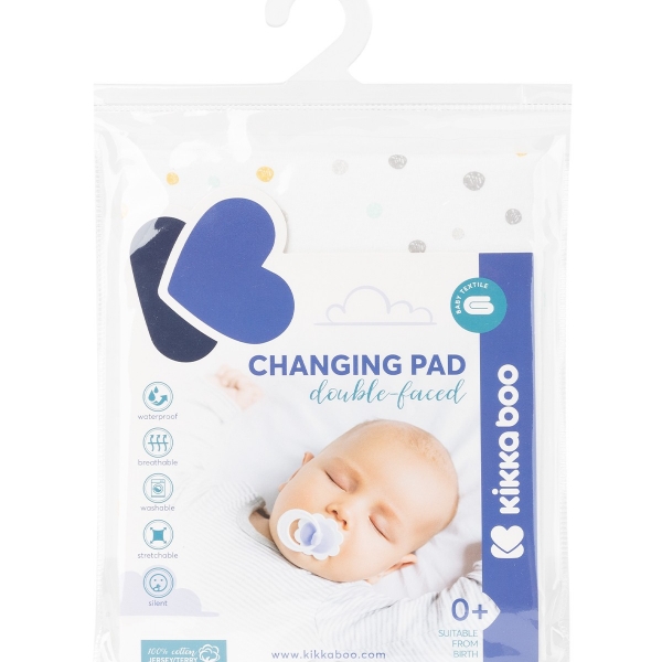Продукт Kikkaboo Dots - Подложка двулицева трико/хавлия 50/70  - 0 - BG Hlapeta